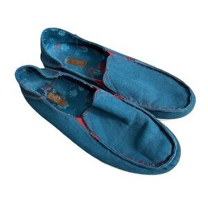 OluKai Nohea Canvas Slip on Loafers